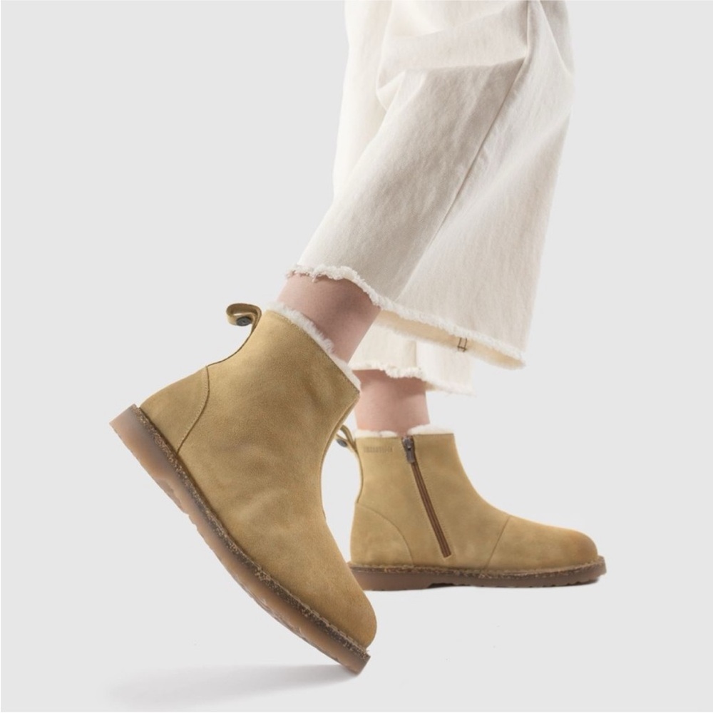 Birkenstock Melrose Genuine Shearling Booties - Picture 2 of 16